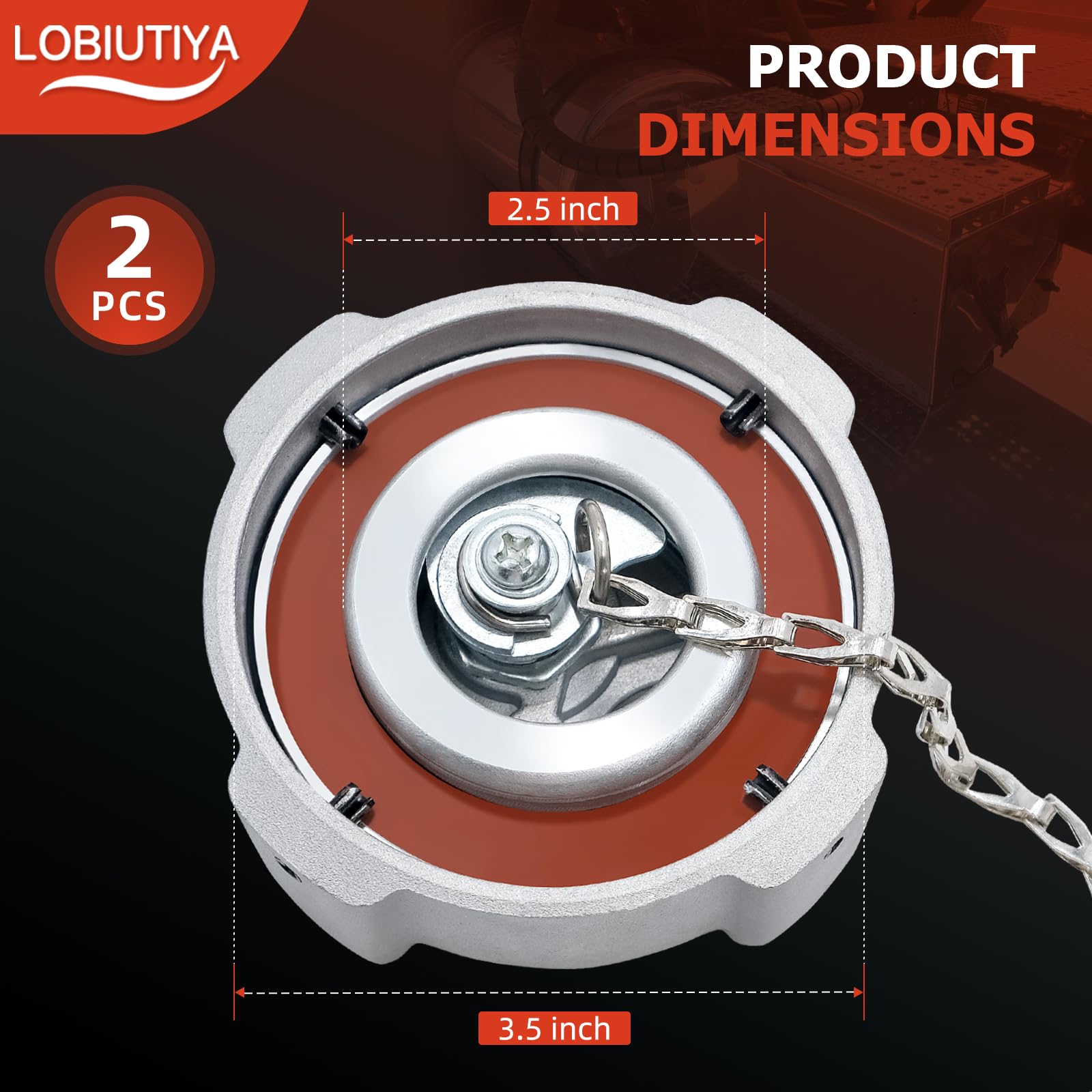 LOBIUTIYA aluminum body with FKM gasket for durable diesel sealing