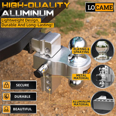 LOCAME six-inch drop/rise enables flexible trailer alignment and leveling