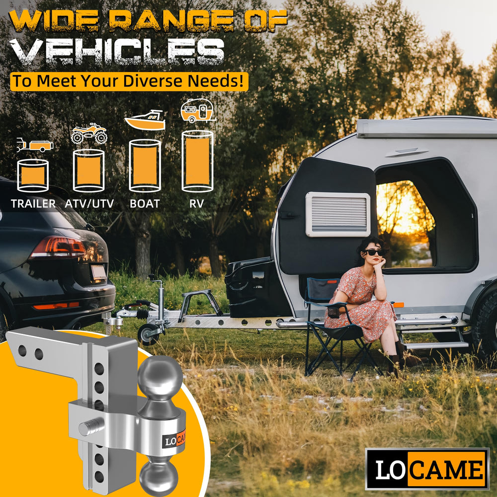 LOCAME corrosion-resistant aluminum finish helps reduce rust and wear