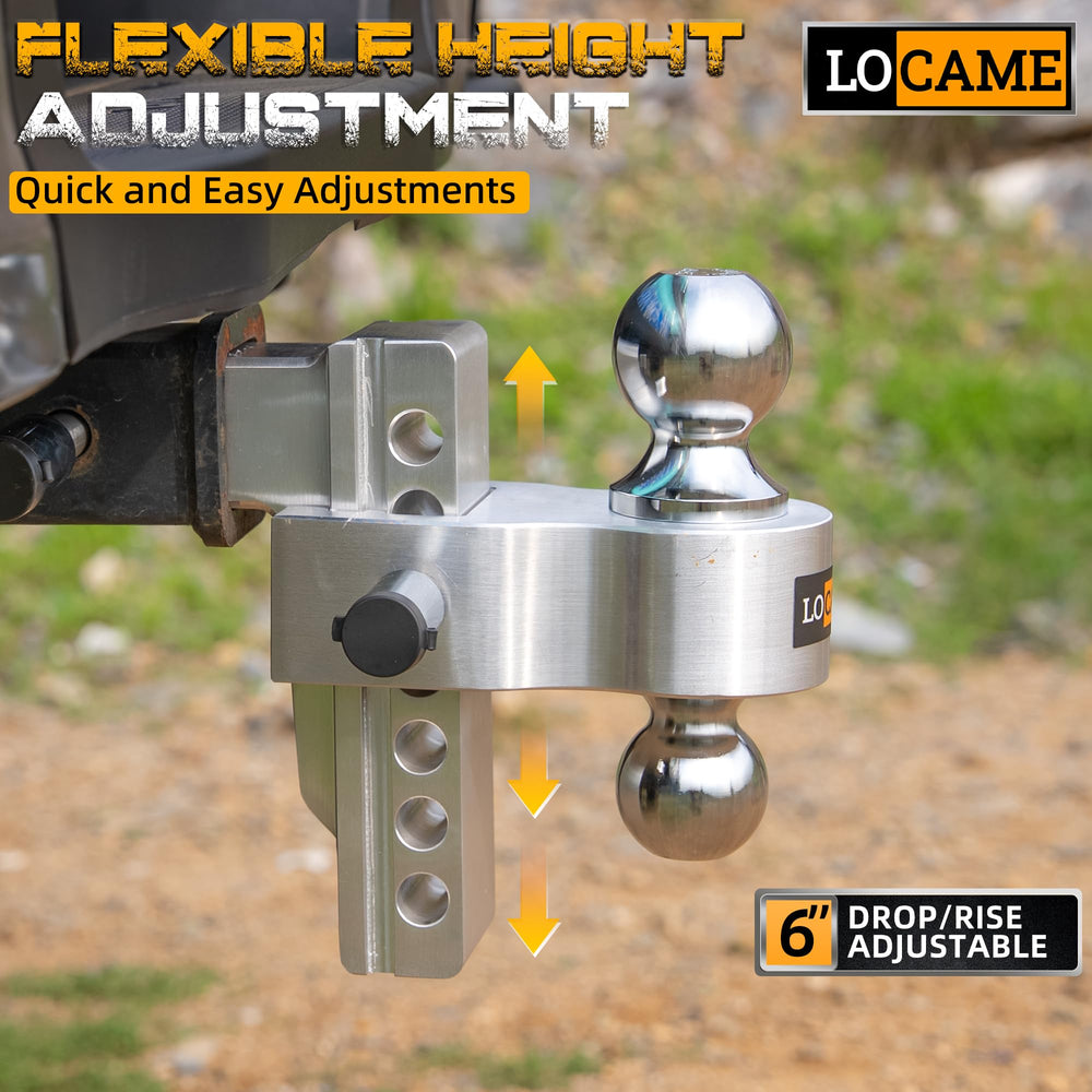 LOCAME double stainless steel locks ensure secure hitch connections