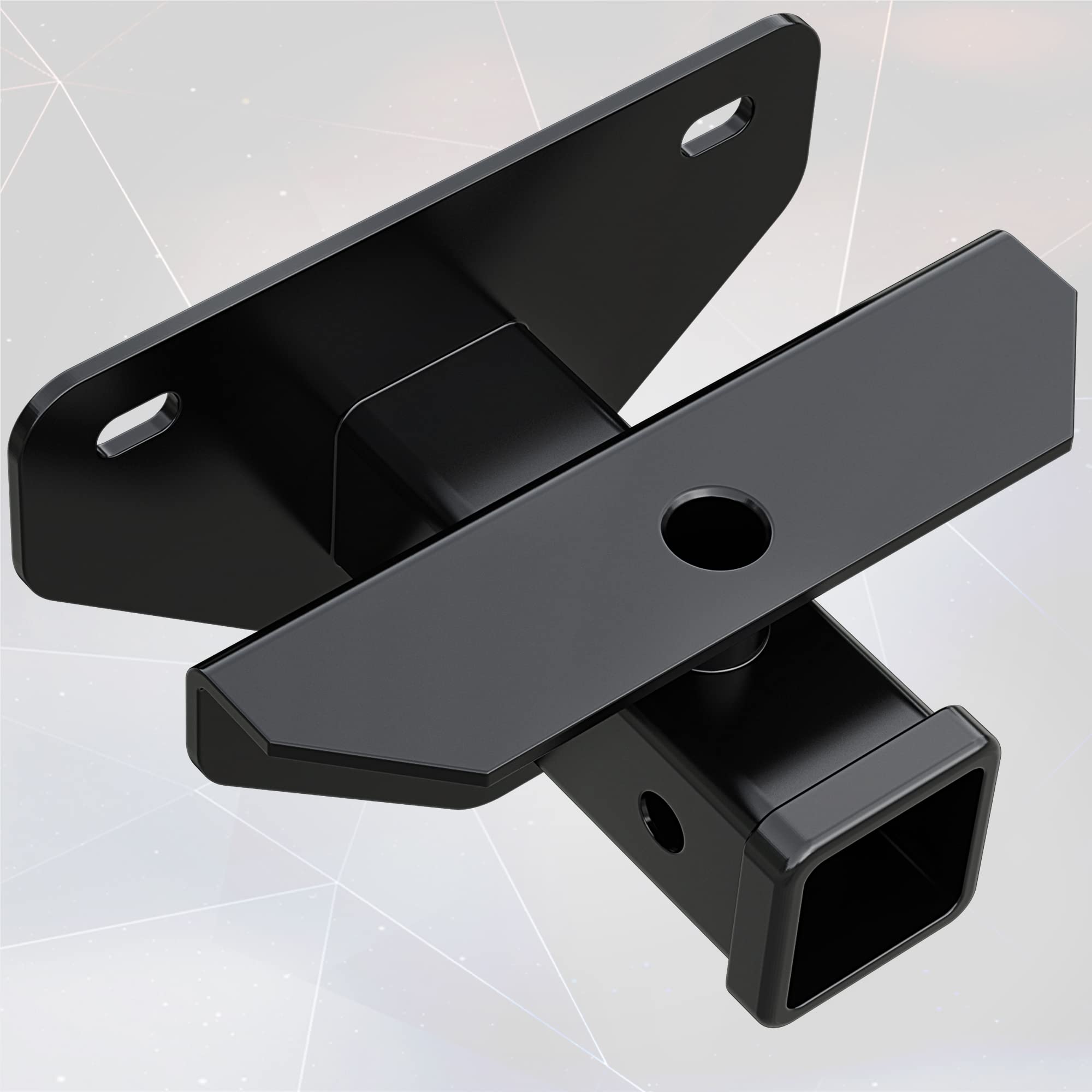 LOCAME hitch cover protecting the receiver tube when not in use