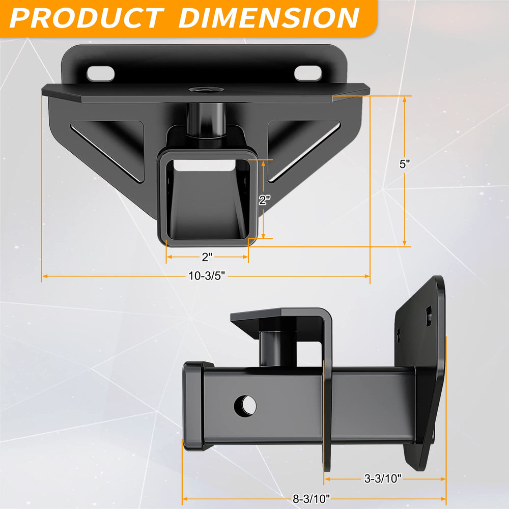 LOCAME LC0031 hitch mounted on Ram 1500 Classic for added towing versatility