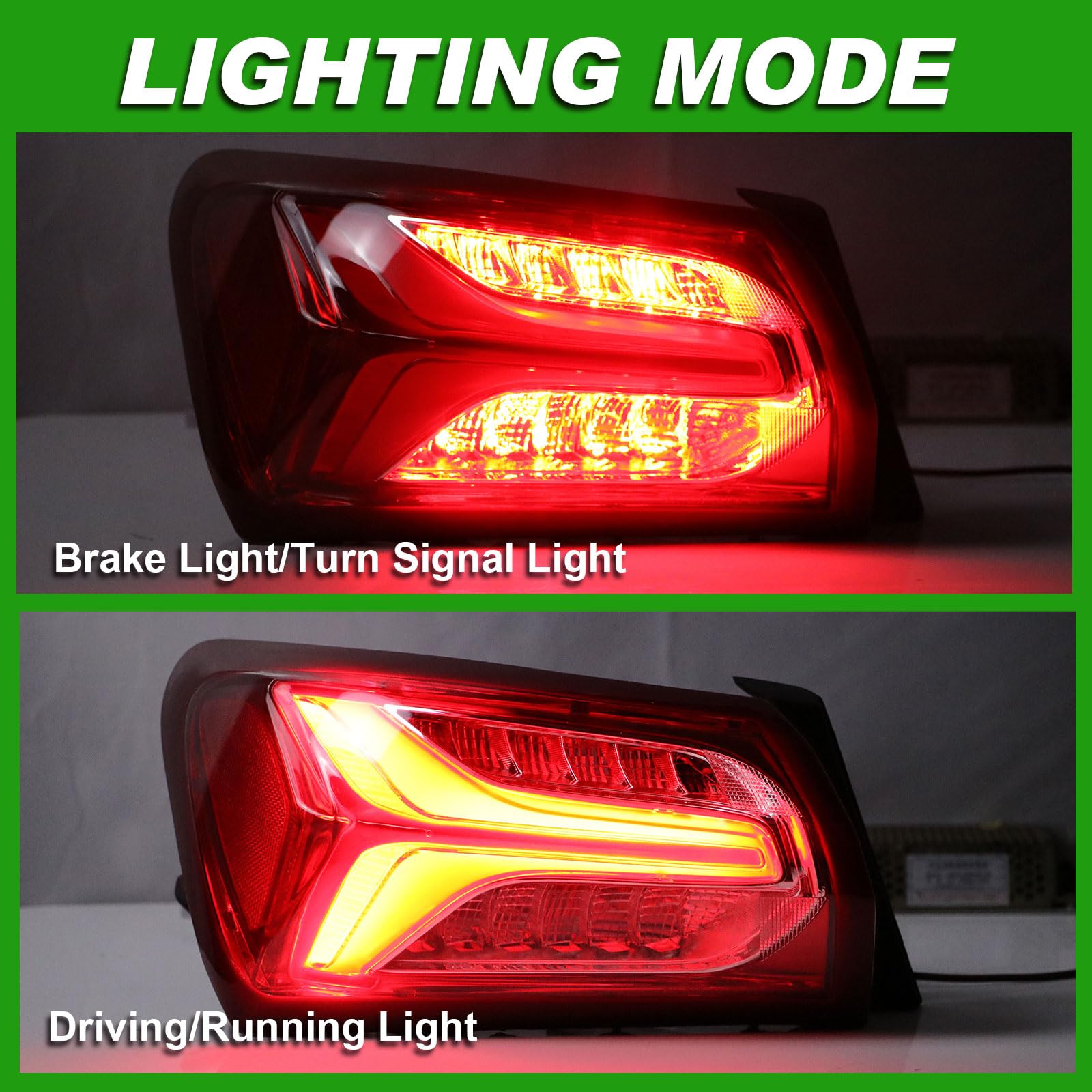 Lochnchn LED tail light assembly for Malibu, straightforward replacement