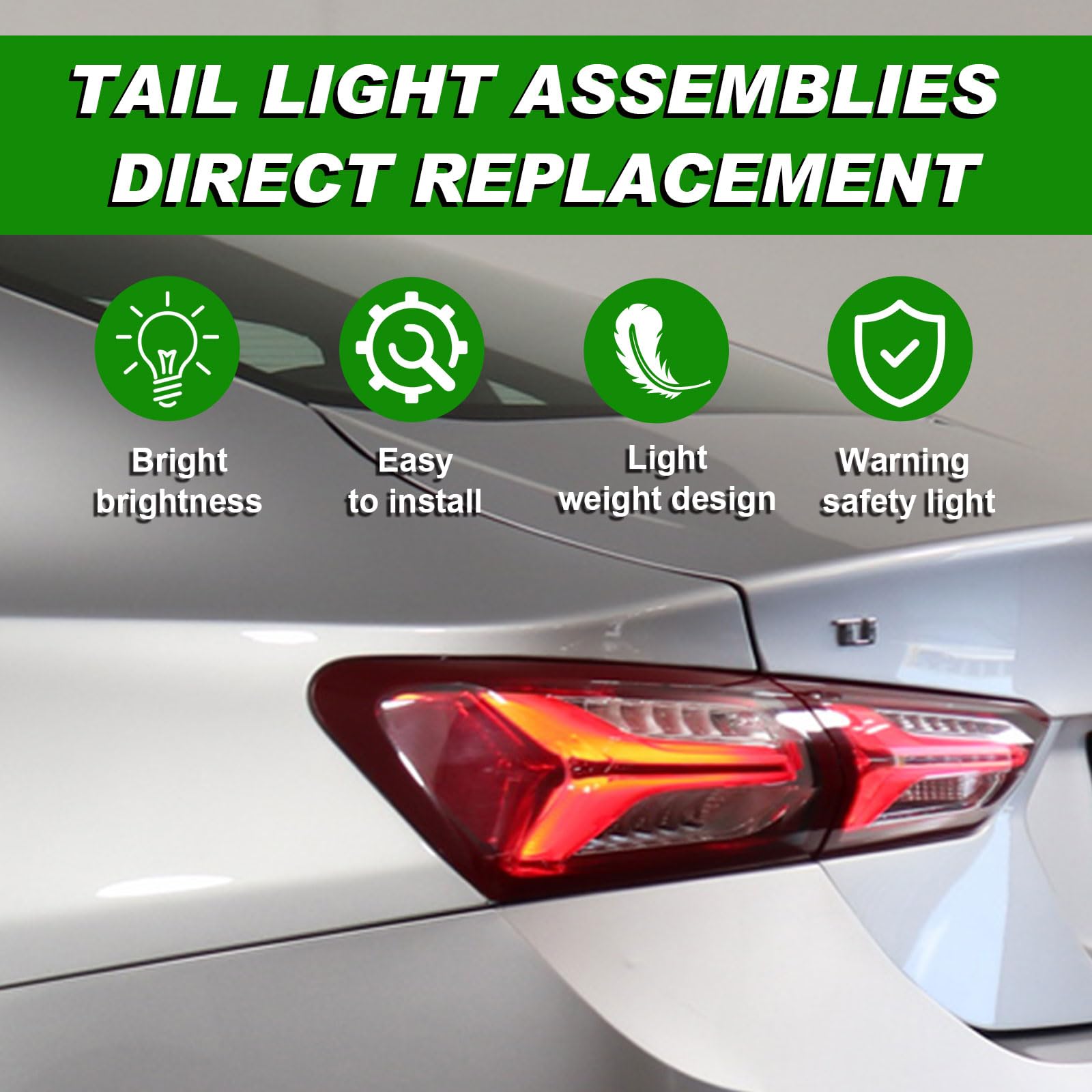 Lochnchn plug-and-play Malibu tail light for quick installation