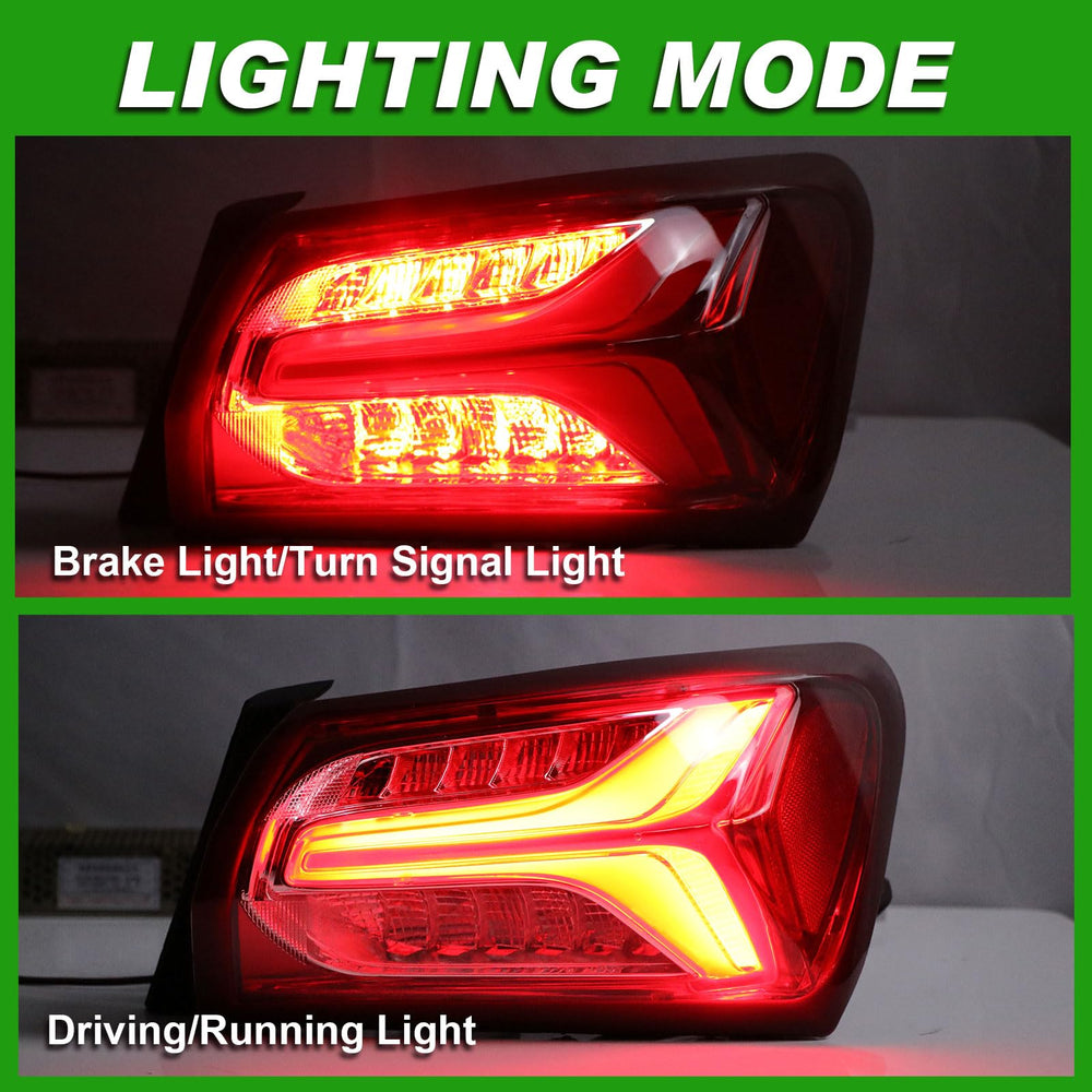 Lochnchn LED tail light rear view shows plug-and-play compatibility for easy install.