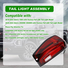 Lochnchn Sierra 1500 brake mode tail light enhances stop signaling.
