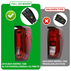 Lochnchn Sierra LED tail light in reverse mode aids safer parking.