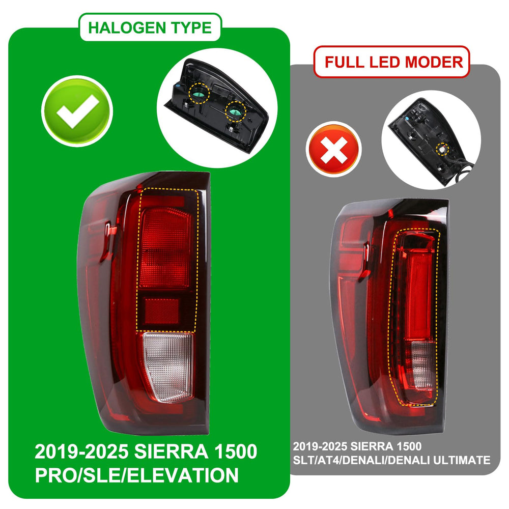 Lochnchn halogen-compatible Sierra tail light enables easy swap