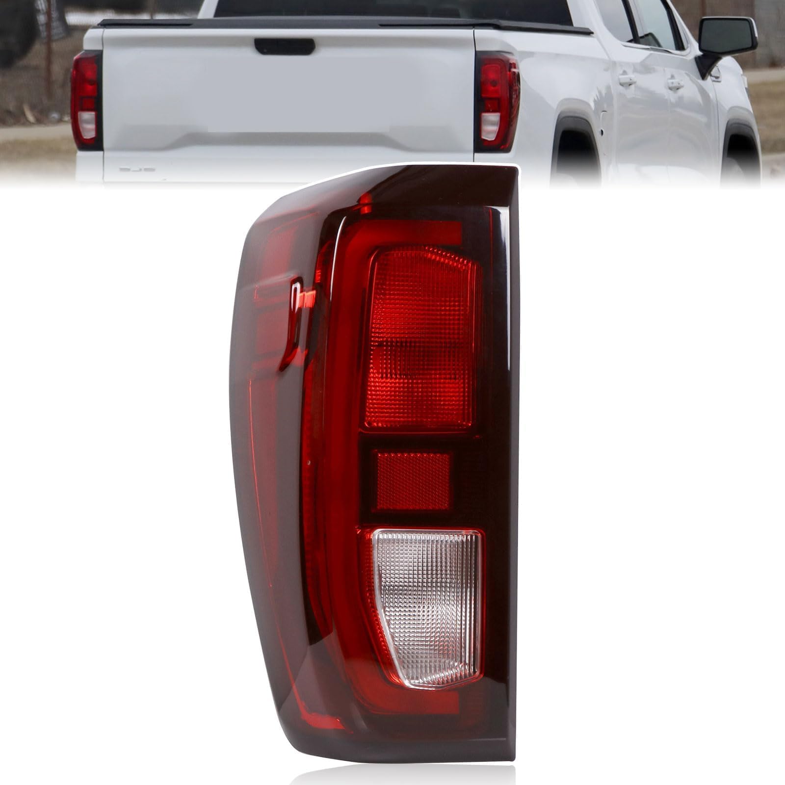 Lochnchn Sierra tail light left driver side enhances rear visibility for halogen models