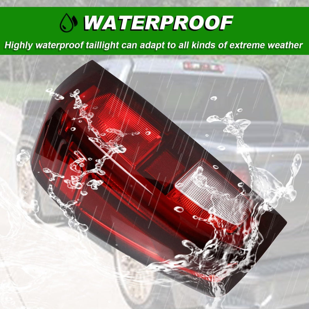 Lochnchn Sierra left-side tail light compatible with 2019-2025 GMC Sierra