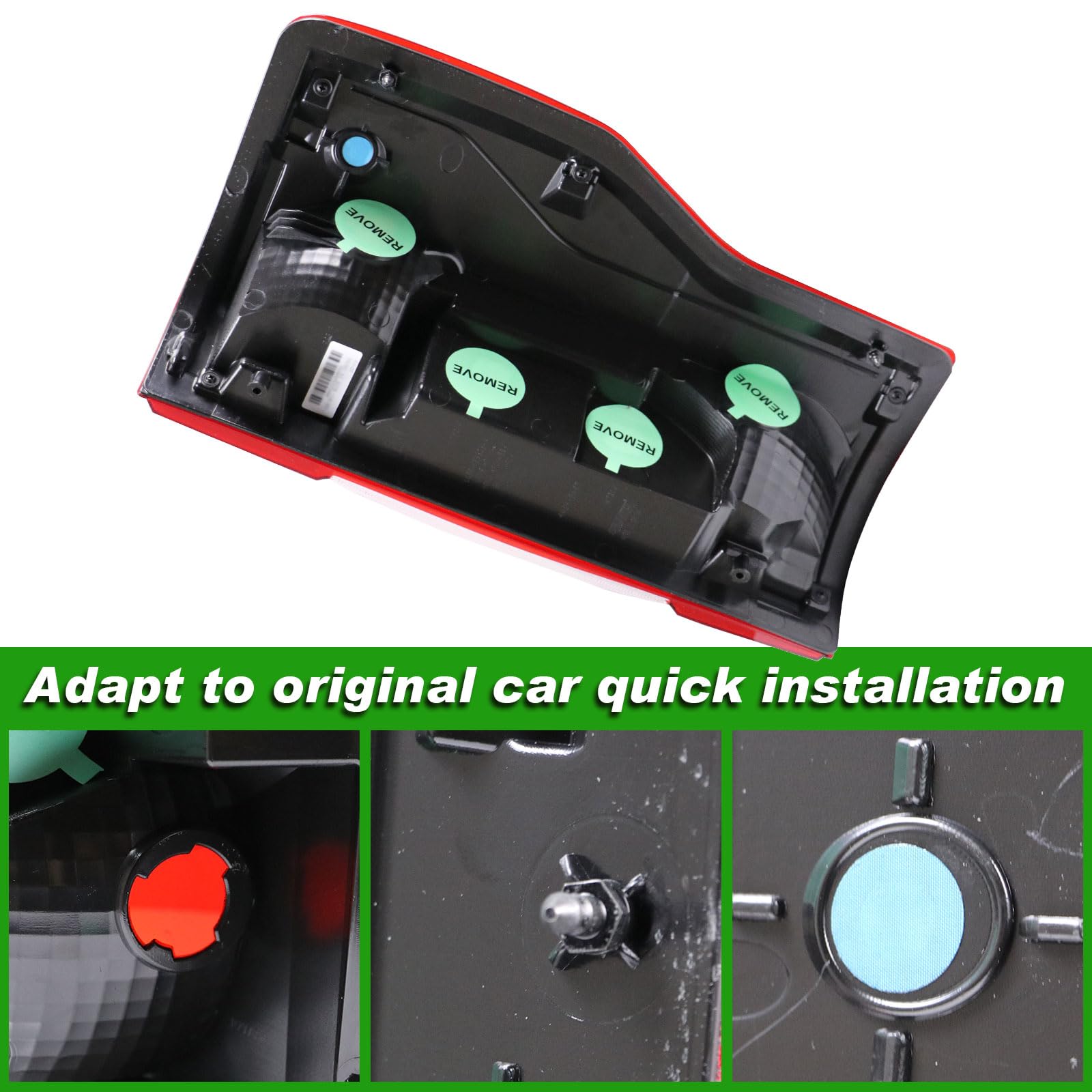 Lochnchn waterproof and dustproof tail light for harsh weather