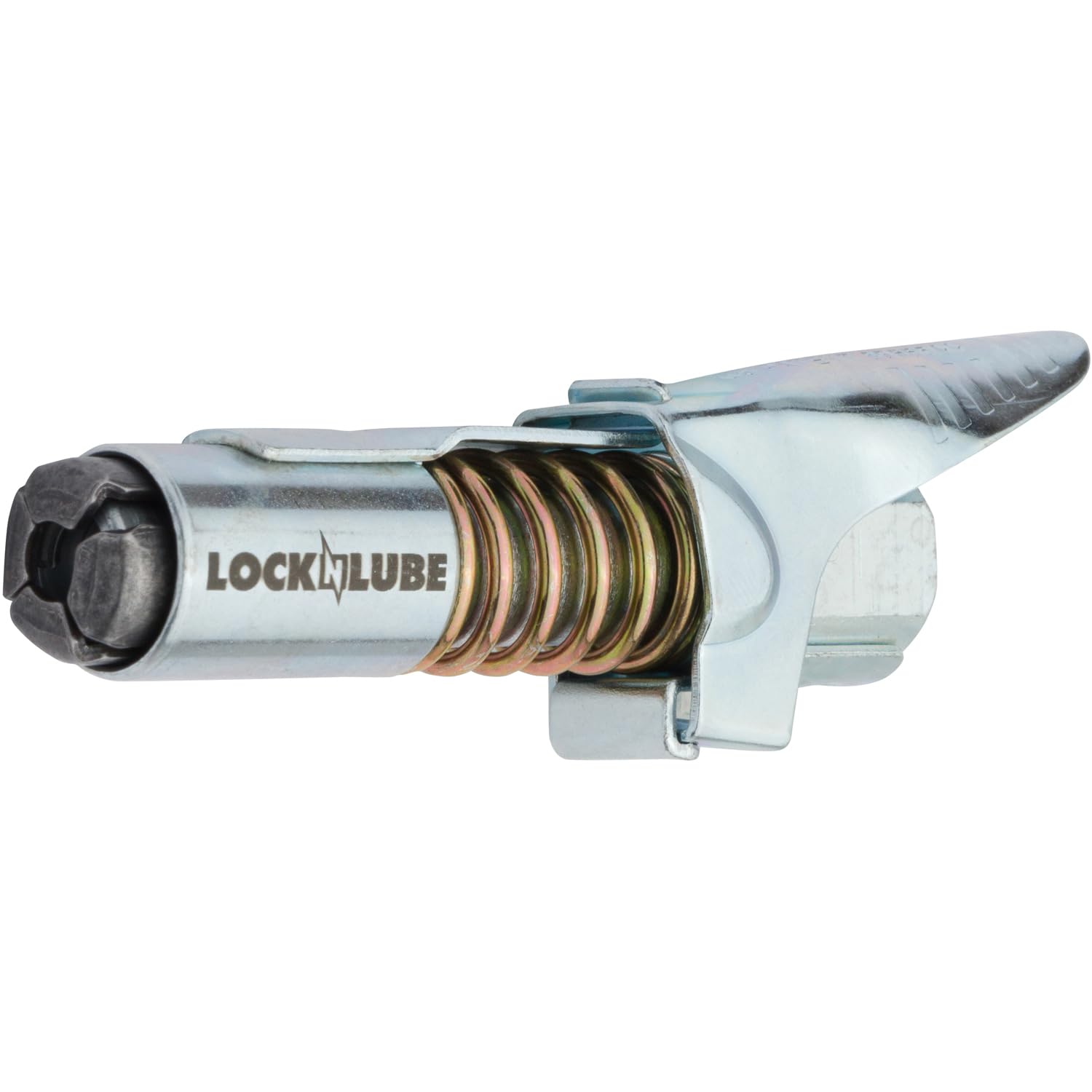 LockNLube is 1/8 inch NPT compatible and fits all grease guns.