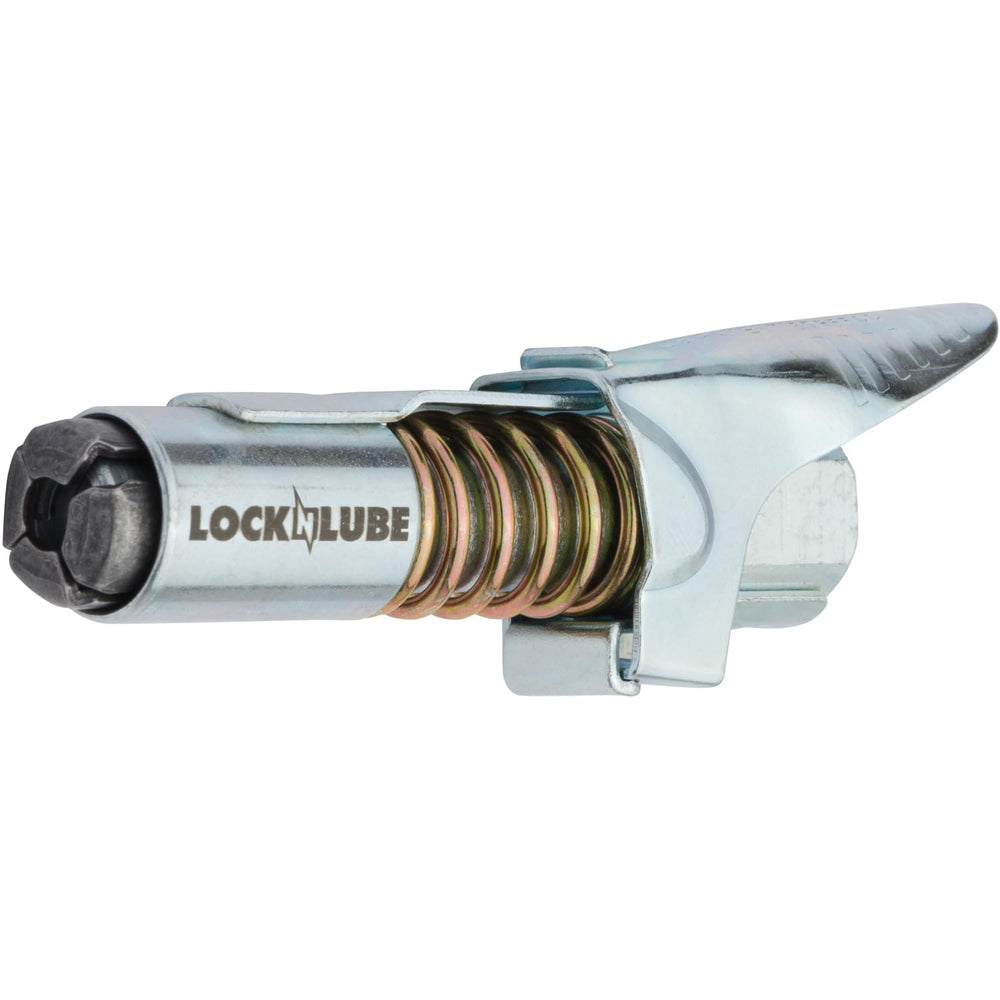 LockNLube is 1/8 inch NPT compatible and fits all grease guns.