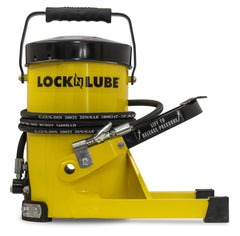LockNLube G.Gun exterior greaser with durable canister for heavy-duty applications.