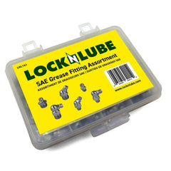 LockNLube LNL141 grease fittings set with durable case keeps tools organized