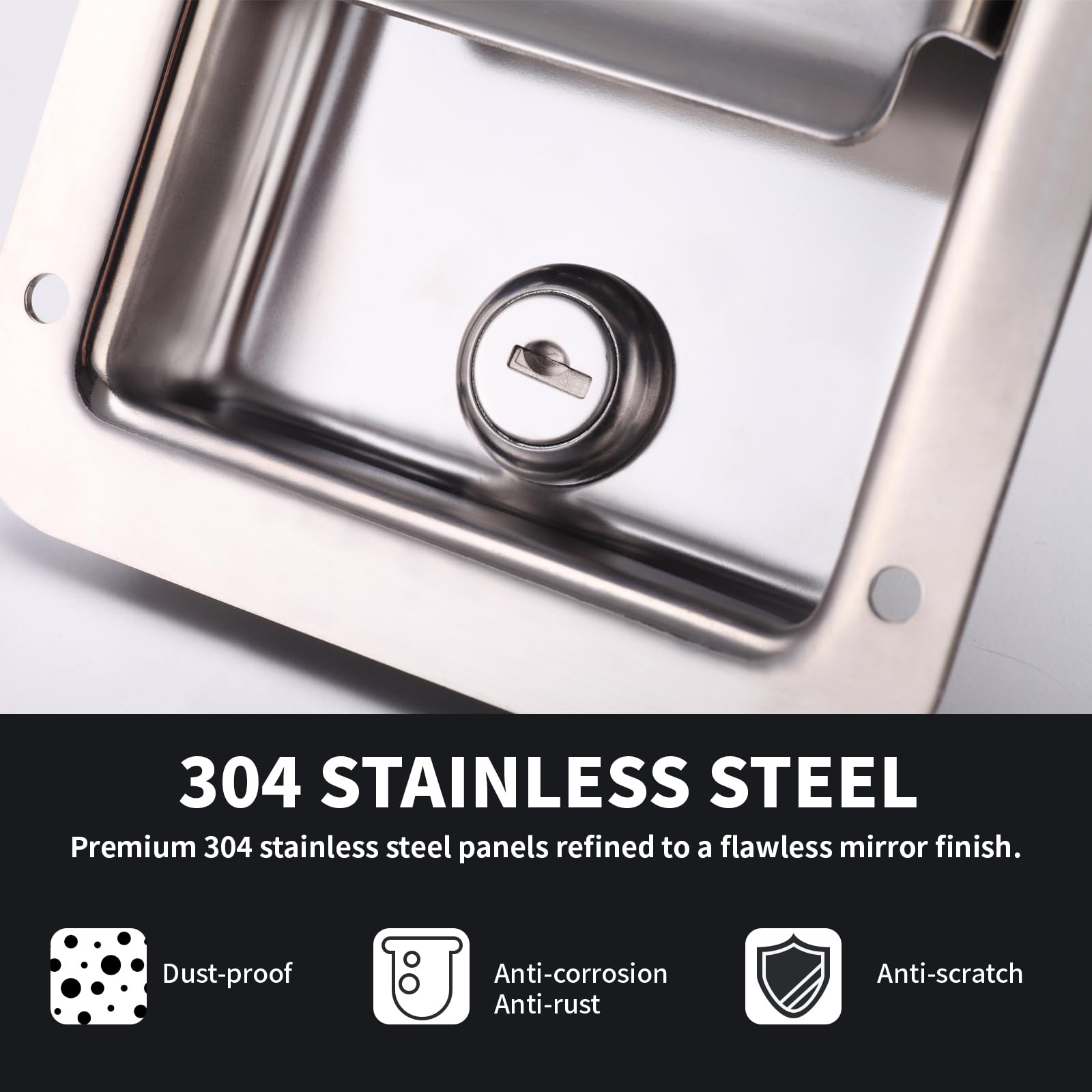 Loclink hardware pack with screws and nuts for easy, complete installation.