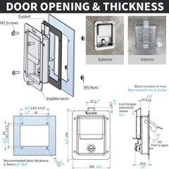 Loclink keys included ensure quick access to secured cargo compartments.