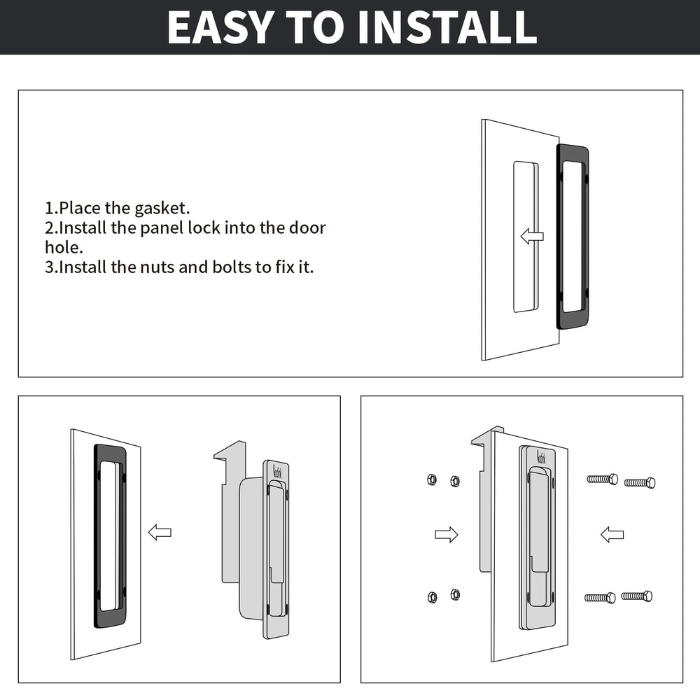 Loclink two-keys set allows easy locking and quick access.