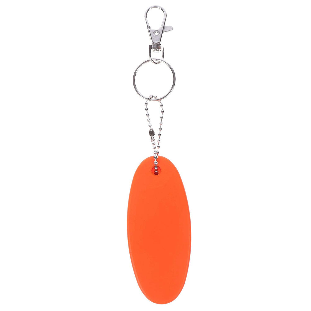 LOCOLO floating keychain in blue keeps keys afloat during fishing trips.