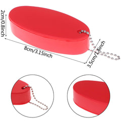 LOCOLO floating keychain in green stands out against waves for quick retrieval.