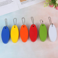 LOCOLO floating keychain in orange enhances key safety on the water.