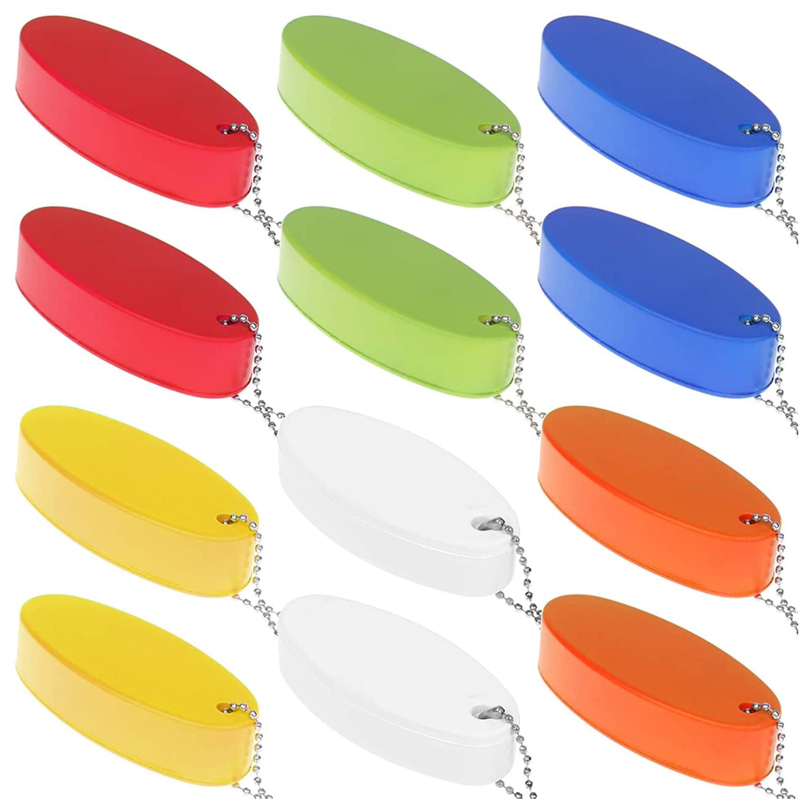 LOCOLO floating keychain in red demonstrates high visibility and buoyancy on water.