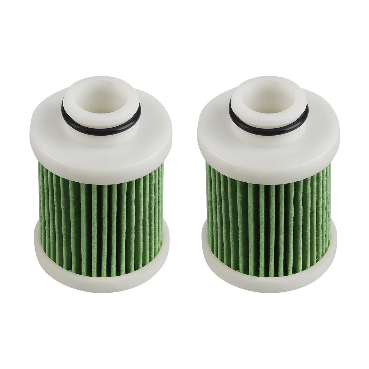 LOCOPOW fuel filter 15412-92J00 closeup, compact cartridge for Suzuki outboards.