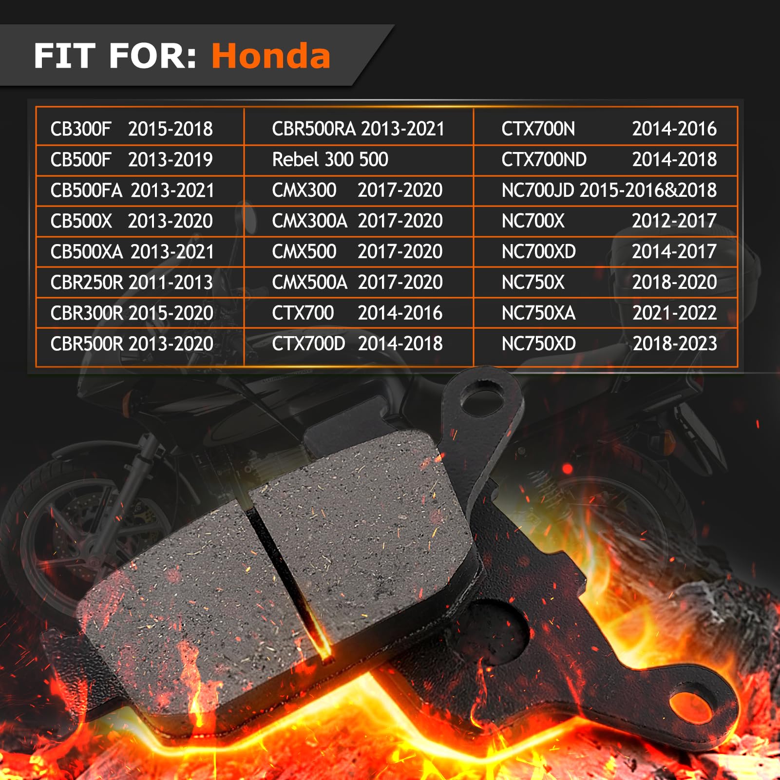 Quiet braking performance reduces rotor noise at various speeds.