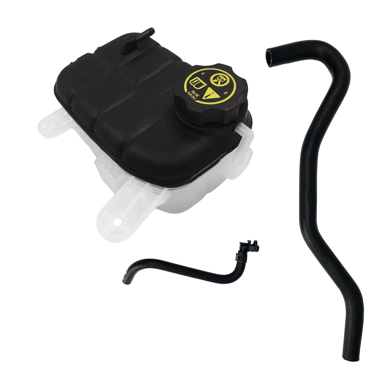 LOCOZI coolant reservoir tank mounted with Buick Encore and Trax engines for expanded coolant management