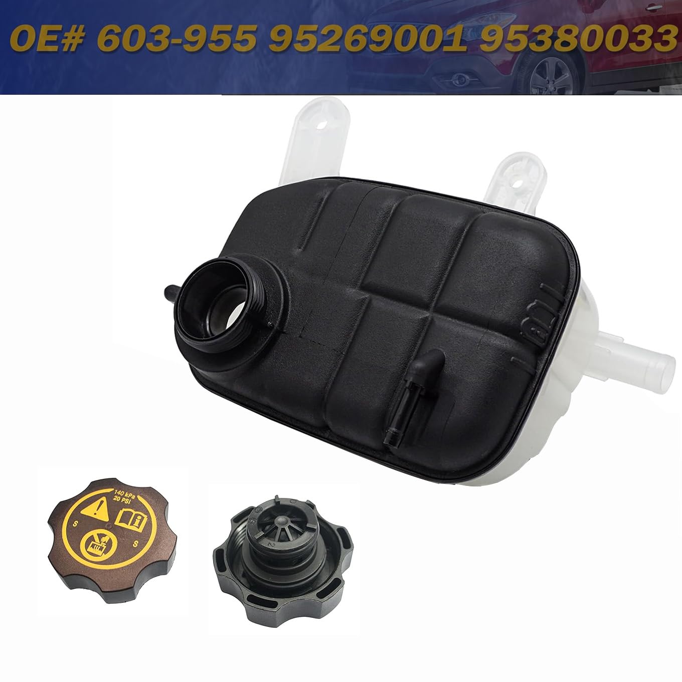 LOCOZI surge cap included to seal the system and prevent overflow
