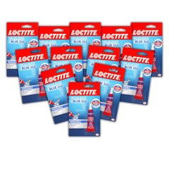 Loctite Blue 242 threadlocker bottle 6 ml for precise application on small fasteners.