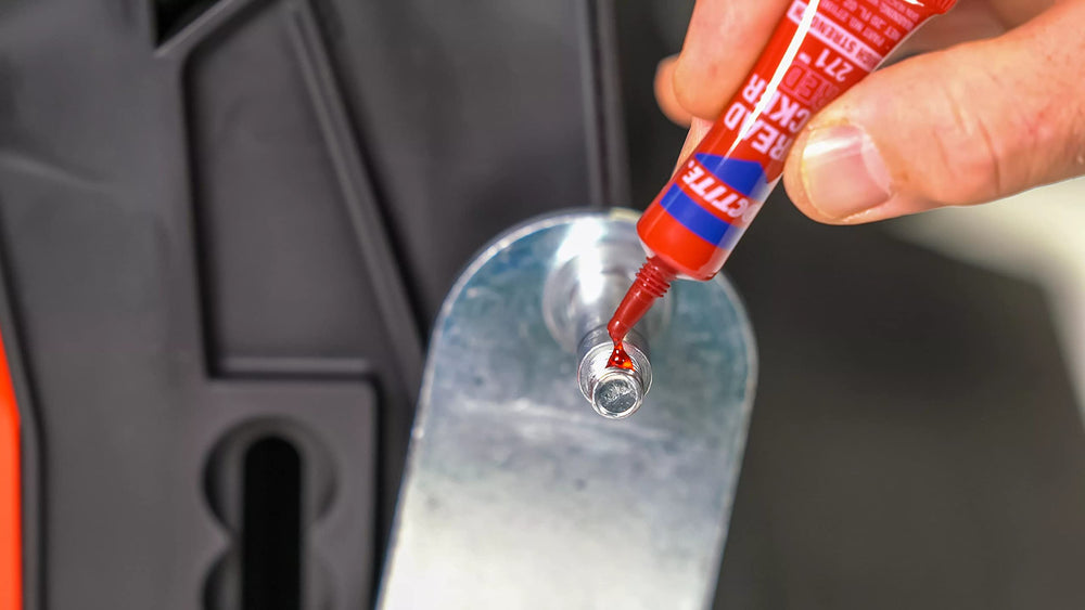 Loctite Threadlocker Red 271 provides vibration-resistant seal for engines