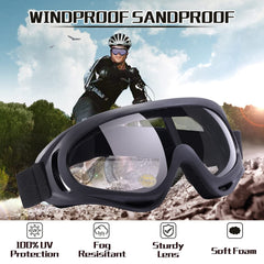LOEO goggles with adjustable strap for secure helmet fit
