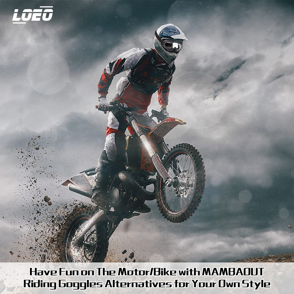 LOEO goggles helmet-compatible design fits most helmets