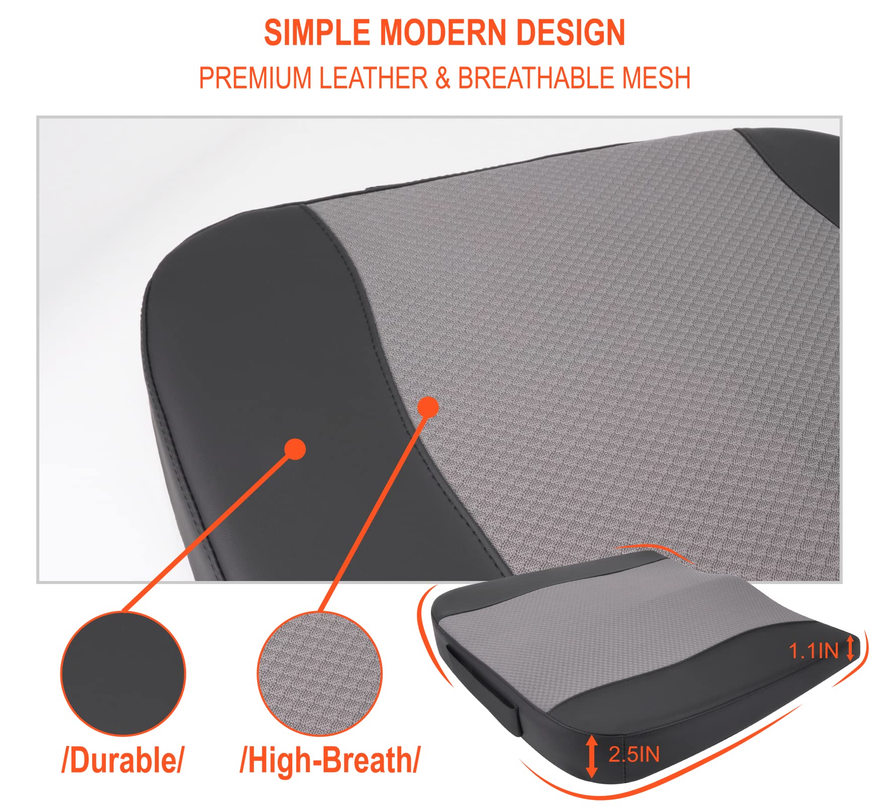 Lofty Aim driver seat pillow supports comfortable long drives