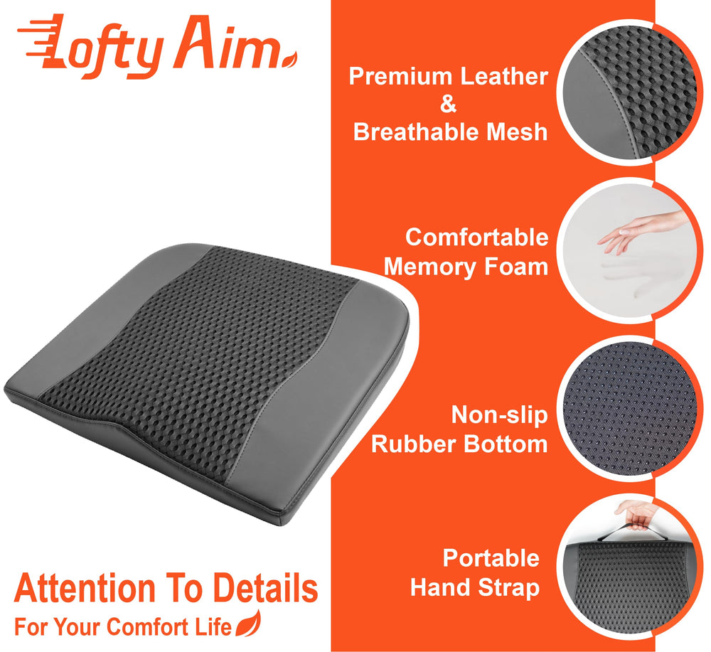 Lofty Aim height boost image highlights extra 2.5 inches for better front view