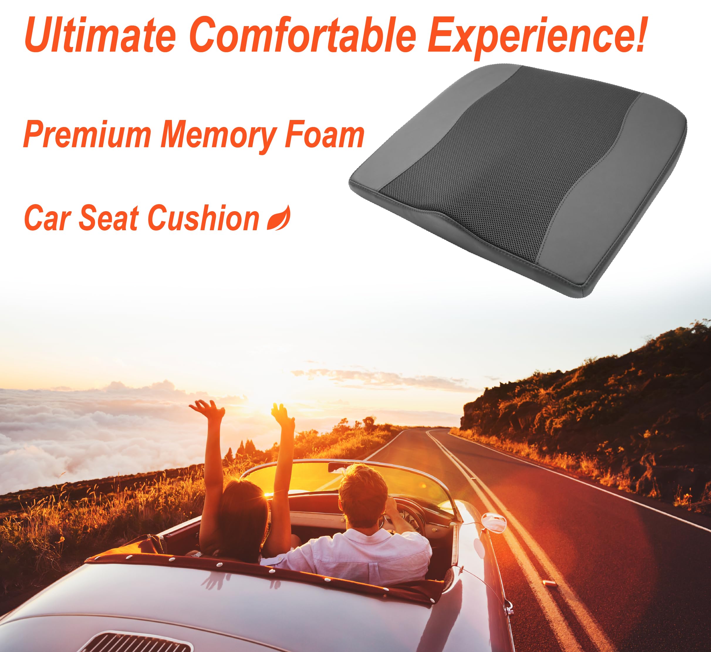 Lofty Aim memory foam tail support relieves pressure during extended trips