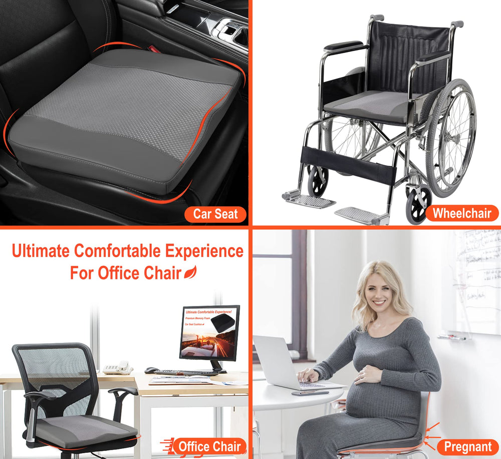 Lofty Aim cushion works with office chairs, wheelchairs, and travel seats.