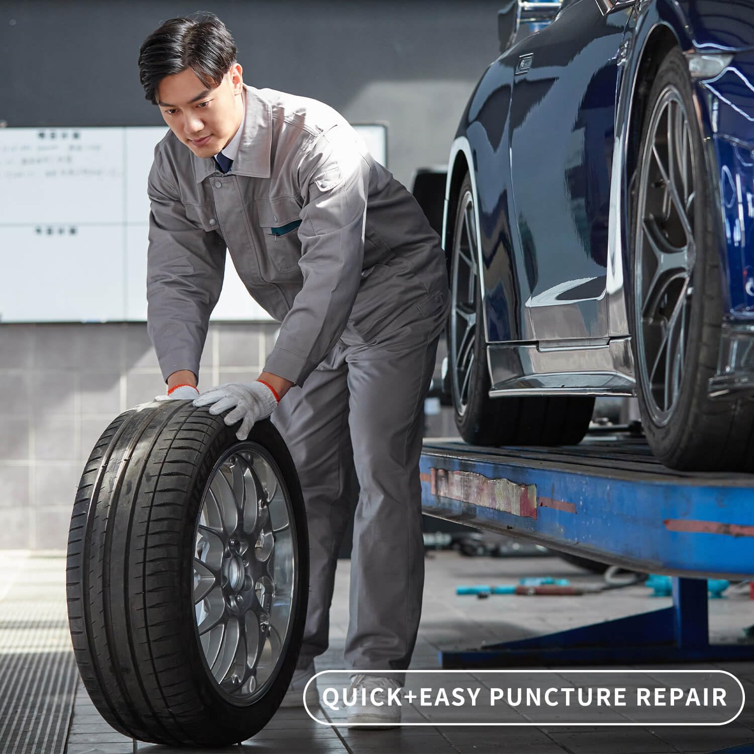 LOGOL butyl rubber closeup highlights strong, odorless material for reliable repairs.
