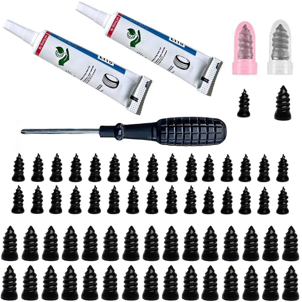 LOGOL tire repair nails pack for quick puncture fixes on tubeless tires.