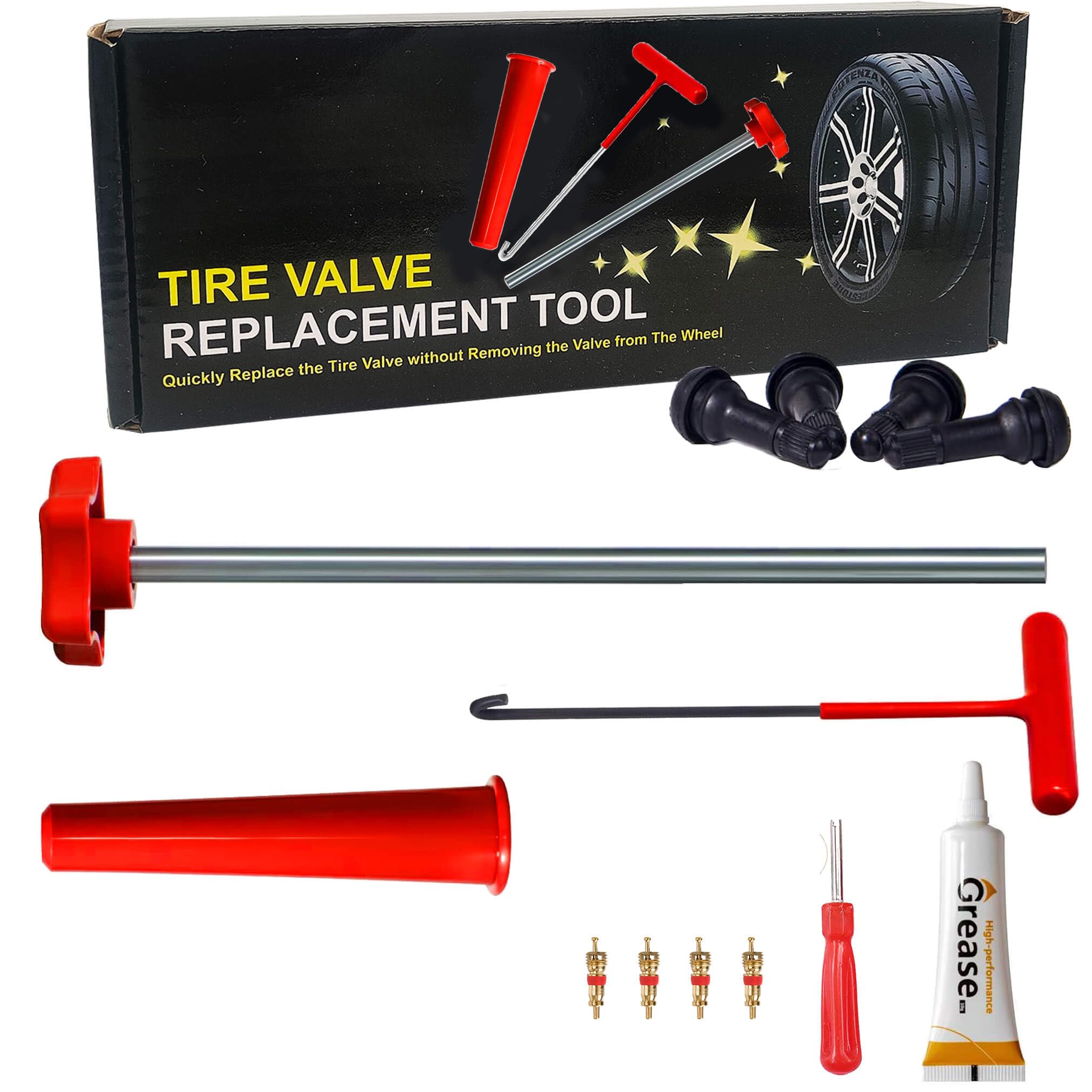 LOGOL tire valve stem kit 51025 ready for fast replacement.