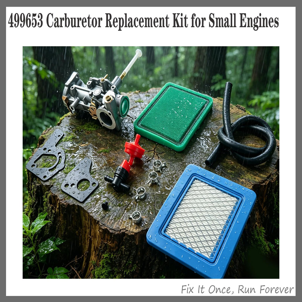 Loiezuir 499953 carburetor packaged with complete kit.