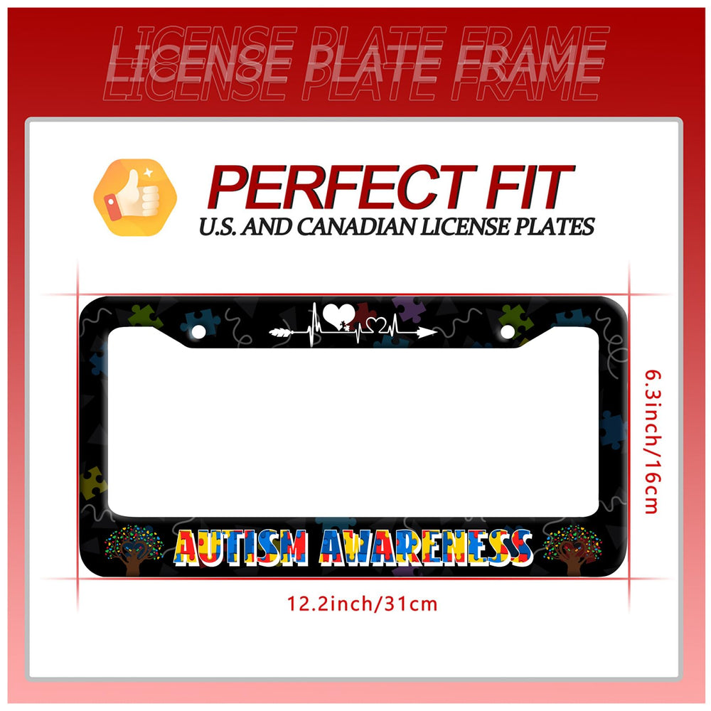 LOISTAVA license frame colorful print design adds visual appeal