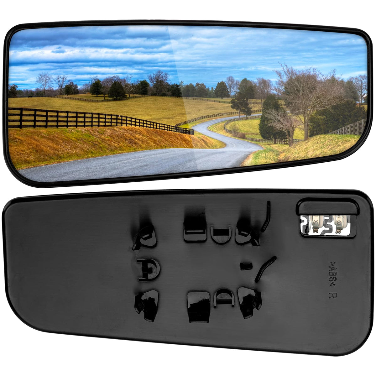 LOIYLLEN passenger side mirror glass for Ford F-150 enhances daytime visibility.