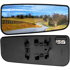 LOIYLLEN passenger side mirror glass for Ford F-150 enhances daytime visibility.
