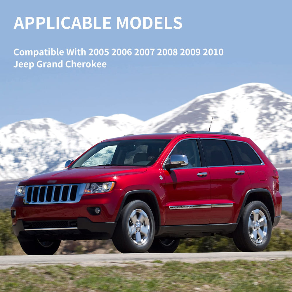 LOIYLLEN right-side mirror installed on Jeep Grand Cherokee.