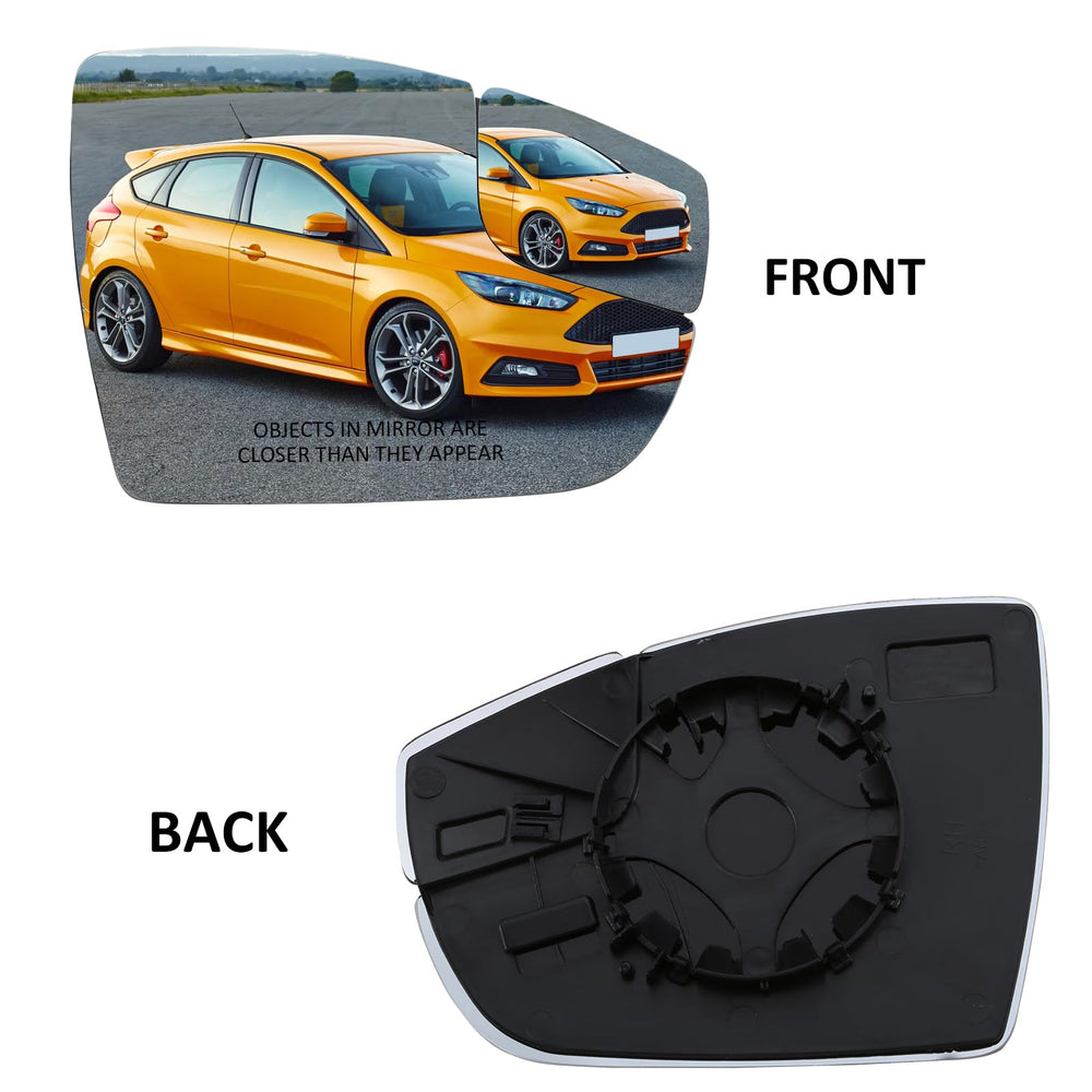 LOIYLLEN passenger side mirror glass for Ford Focus improves rear view with easy installation