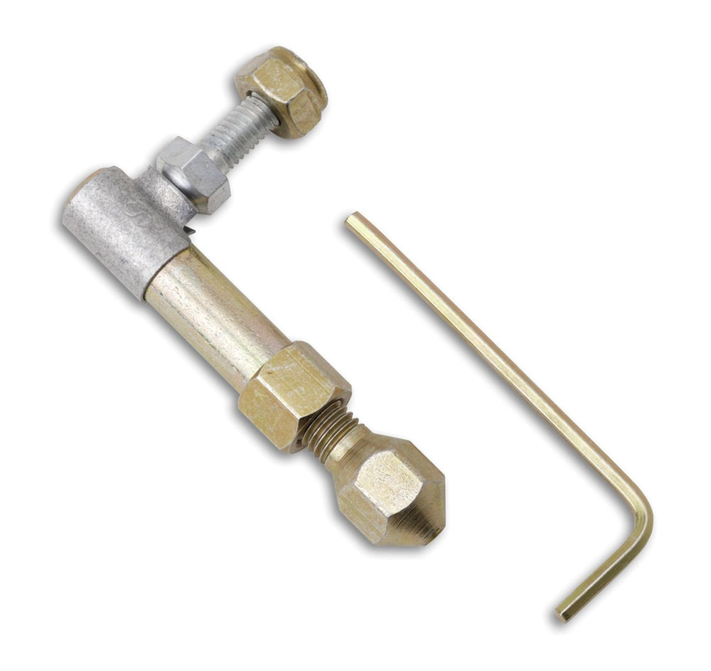 Lokar S-1034 carburetor end assembly with aluminum fittings and clean throttle linkage.