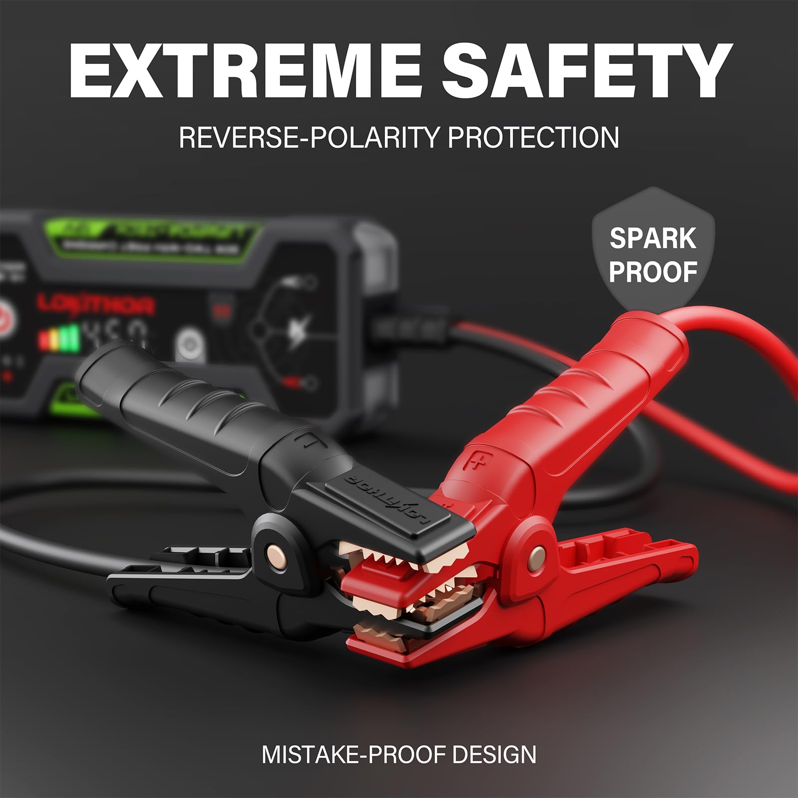 LOKITHOR J1350 PRO IP65 rugged design resists dust and rain.