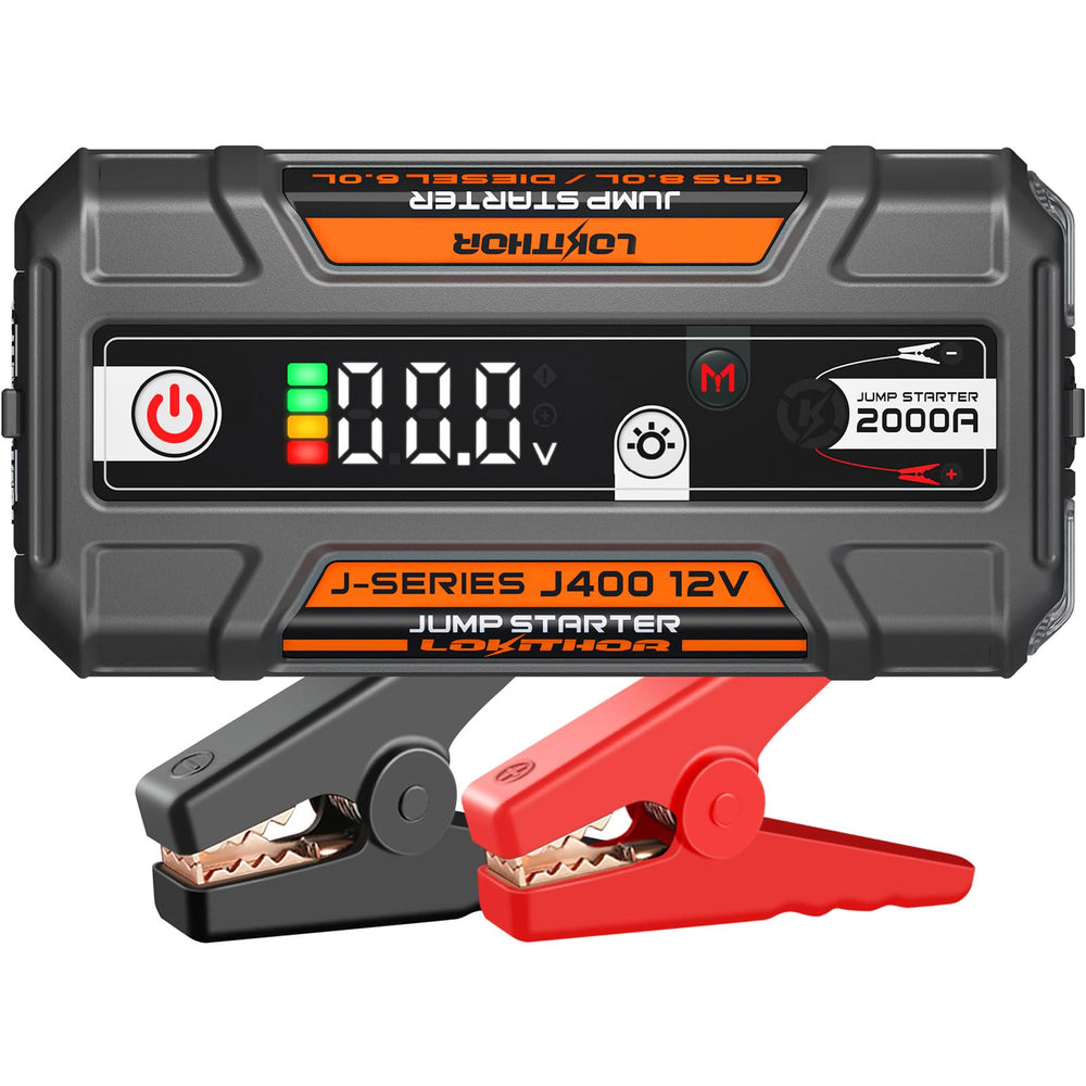 Lokithor J400 peak-current jump start for large engines